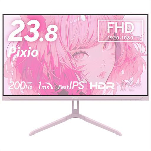 ふるさと納税 Pixio ゲーミングモニター 23.8インチ FHD 200Hz IPS ピンク PX248WAVEK | モニター モニター 神奈川県小田原市